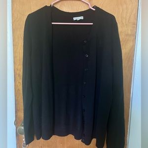 L Croft and Barrow Black Cardigan